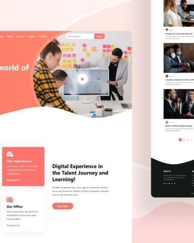 BrightWave Corporate Website